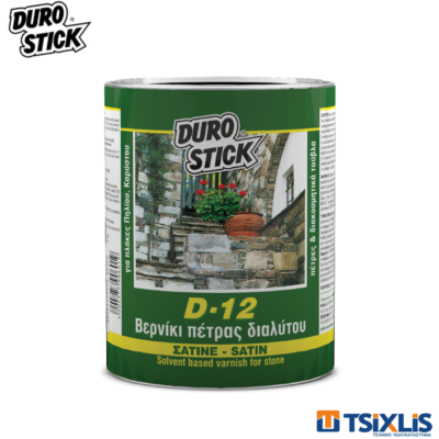 Ακρυλικό Βερνίκι Πέτρας Διαλύτου DUROSTICK D-12 1Lt