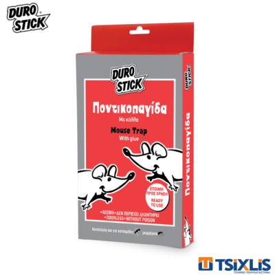 Ποντικοπαγίδα DUROSTICK Με Κόλλα Άοσμη - (2 Τεμάχια)