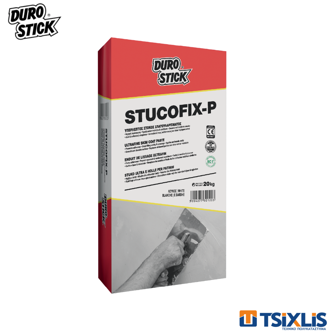 Υπέρλεπτος Ακρυλικός Στόκος DUROSTICK STUCOFIX-P 20kg