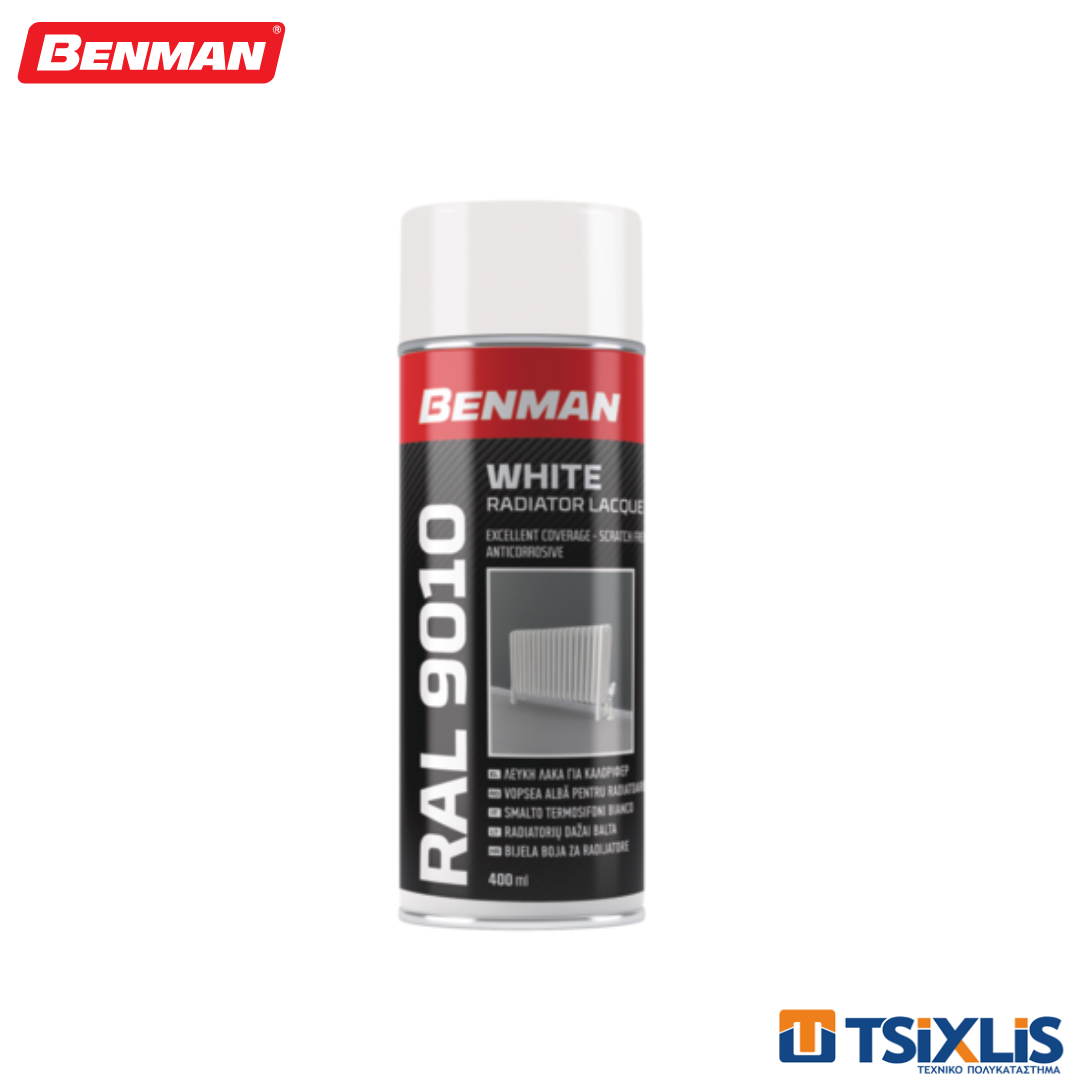 Spray Για Καλοριφέρ Λευκό BENMAN 400ml - (28616)