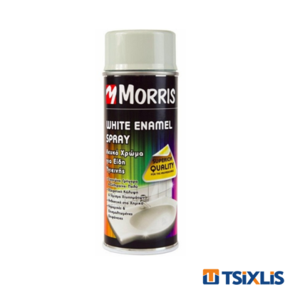 Λευκό Spray για Είδη Υγιεινής 400ml MORRIS