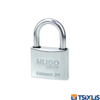 Λουκέτο INOX MARINE 40 με 3 Κλειδιά HUGO