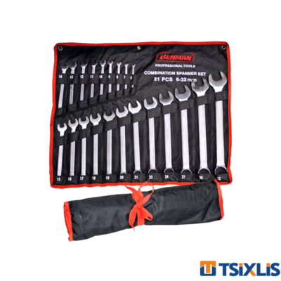 Σετ 12 Γερμανοπολύγωνα Κλειδιά 8-24mm BENMAN - (70143)