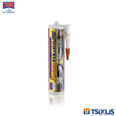 Κόλλα Στεγανοποίησης TURBO FIX & GO Λευκή 290ml