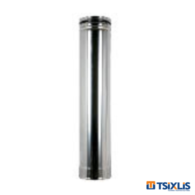 Μπουρί Σόμπας INOX Φ80 - 1m x 0,4mm
