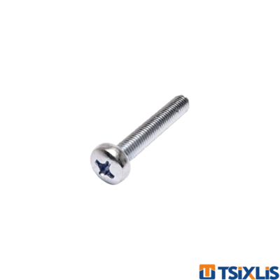 Βίδα Ψωμάκι με Σταυρό Γαλβανιζέ F.F. GROUP - 5mm (DIN7985)
