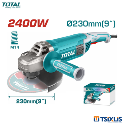 Γωνιακός Τροχός TOTAL 2400W / 230mm - (TG1252306)