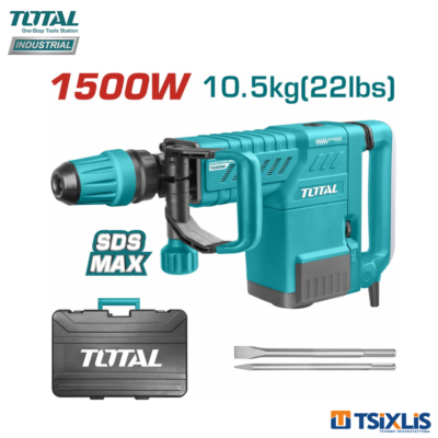Σκαπτικό Κατεδαφιστικό TOTAL SDS-ΜΑΧ 1500W - (TH215002)