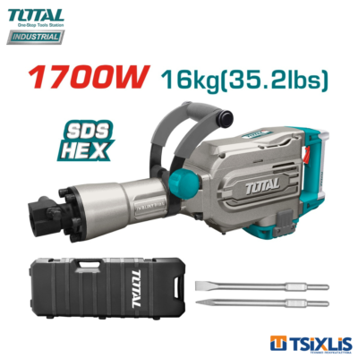 Σκαπτικό Κατεδαφιστικό TOTAL SDS-HEX 1.700W - (TH215456)