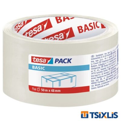 Ταινία Συσκευασίας Basic Διάφανη TESA -48mm x 50mm