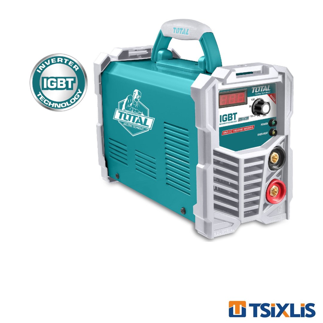 Ηλεκτροκόλληση TOTAL Inverter 250A (max) Ηλεκτροδίου (MMA) - (TW22506)