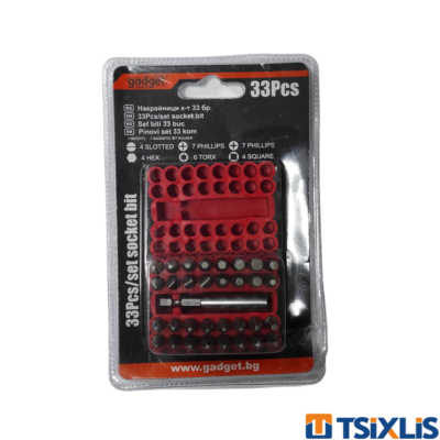 Σετ Μύτες 33τμχ GADGET TOOLS - (390706)