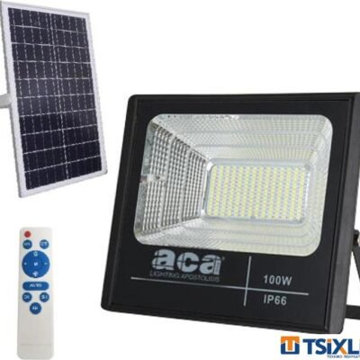 Ηλιακός Προβολέας LED 60W / 6000K Με Αισθητήρα & Μαύρο Περίβλημα DIOLAMP - ( SV6060 )