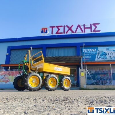 Μεταφορικό Καρότσι Αυτοκινούμενο 6x6 Με Ηλεκτρουδραυλική Ανατροπή & Κινητήρα Robin Ex-27 9Hp