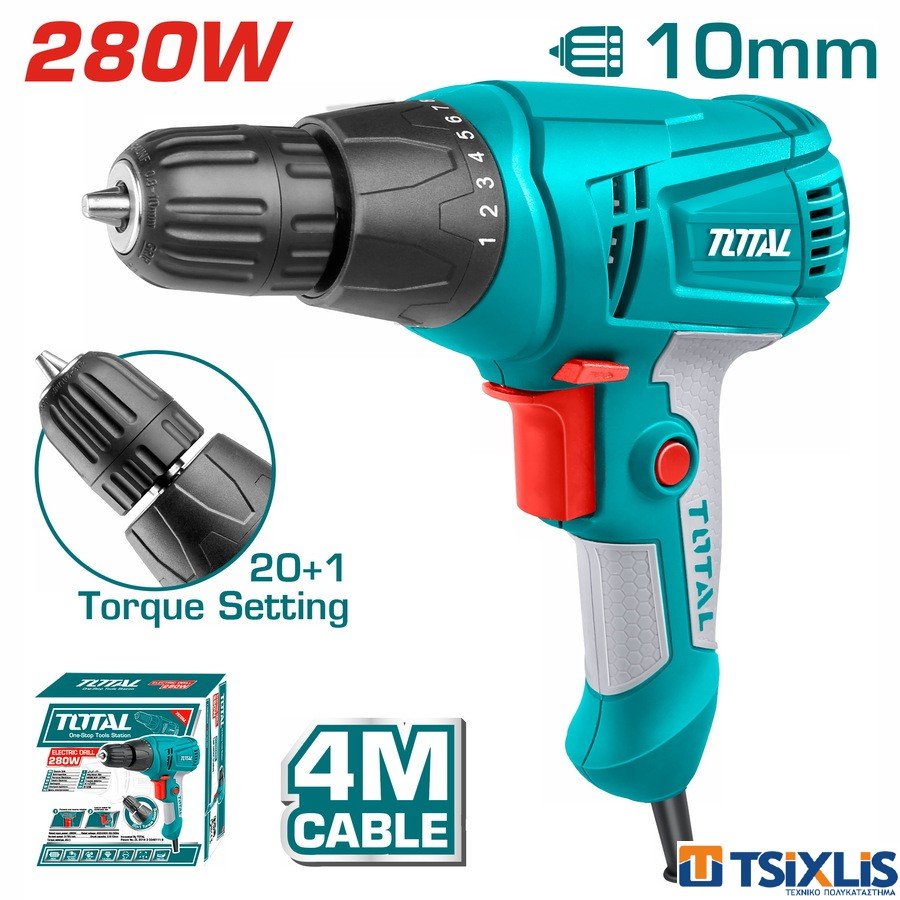Ηλεκτρικό Δραπανοκατσάβιδο TOTAL 280W TD502106