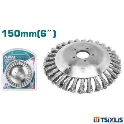 Κεφαλή Μεσινέζας Συρματόβουρτσα Universal TOTAL Φ-150/ 6'' - (TAC39061)