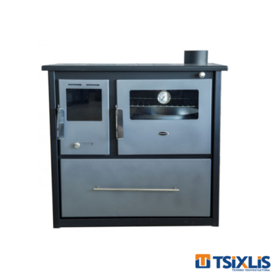 Σόμπα Ξύλου Ατσάλινη Με Φούρνο 9,5Kw - ΣΑ270