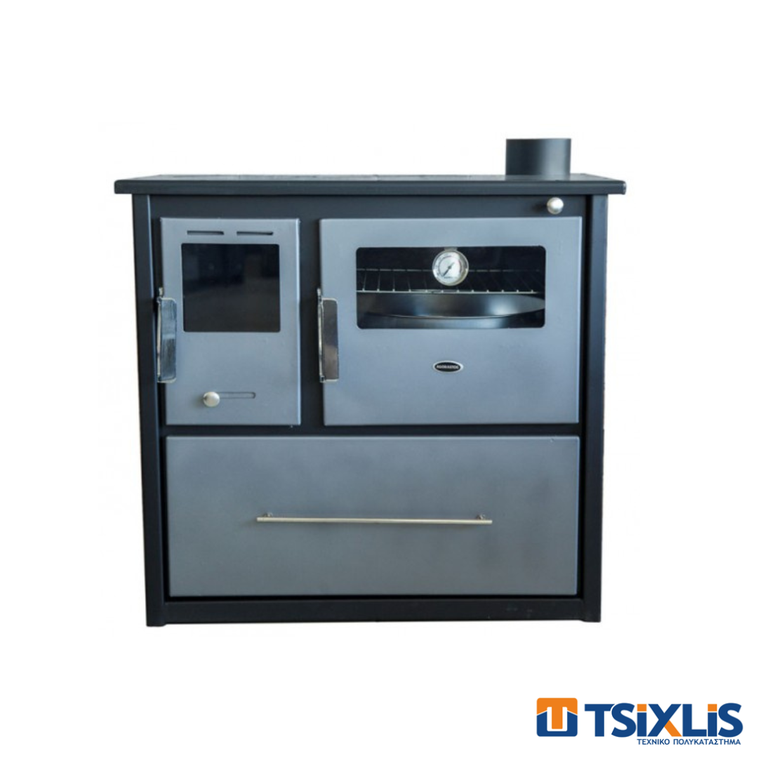 Σόμπα Ξύλου Ατσάλινη Με Φούρνο 9,5Kw - ΣΑ270
