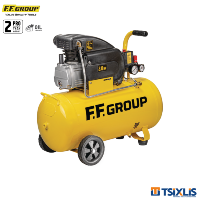 Αεροσυμπιεστής Μονομπλόκ Λαδιού 50L/2HP F.F.GOUP AC-D 250 EASY - (47244)