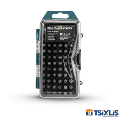 Σετ Μύτες & Αντάπτορας 67τεμ.BORMANN Pro BHT1220 - (028901)