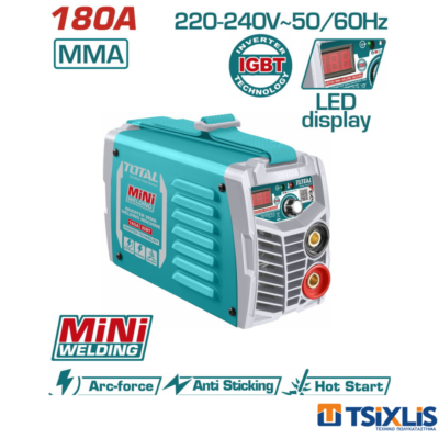 Ηλεκτροσυγκόλληση TOTAL Inverter 230V/180A - (TW218016)