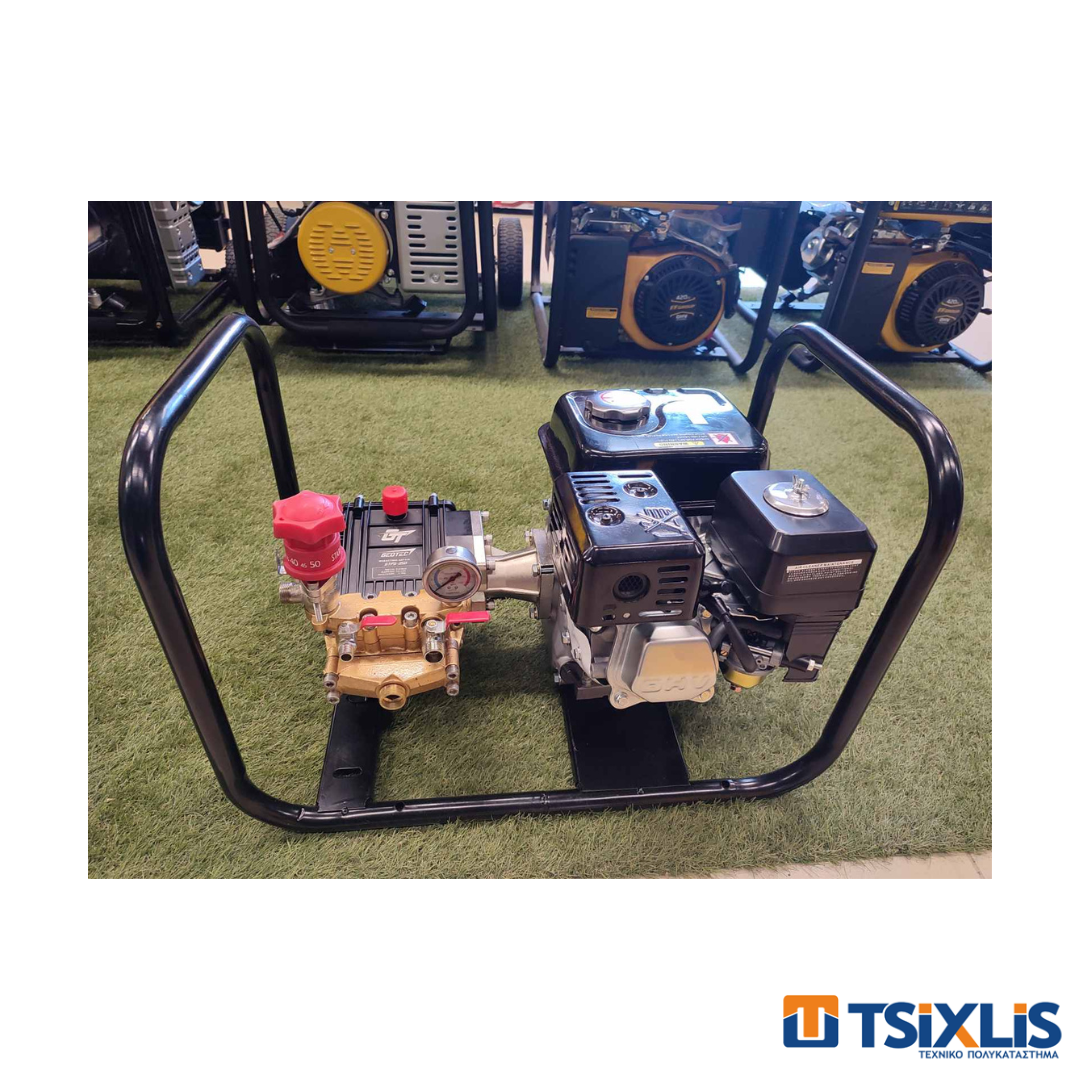 Ψεκαστικό Συγκρότημα Με Τελάρο 6,5Hp Geotec GTPS-35D Με Αντλία Μονομπλόκ