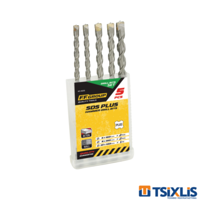 Σετ Τρυπάνια SDS-PLUS 5τμχ F.F. GROUP - (43405)