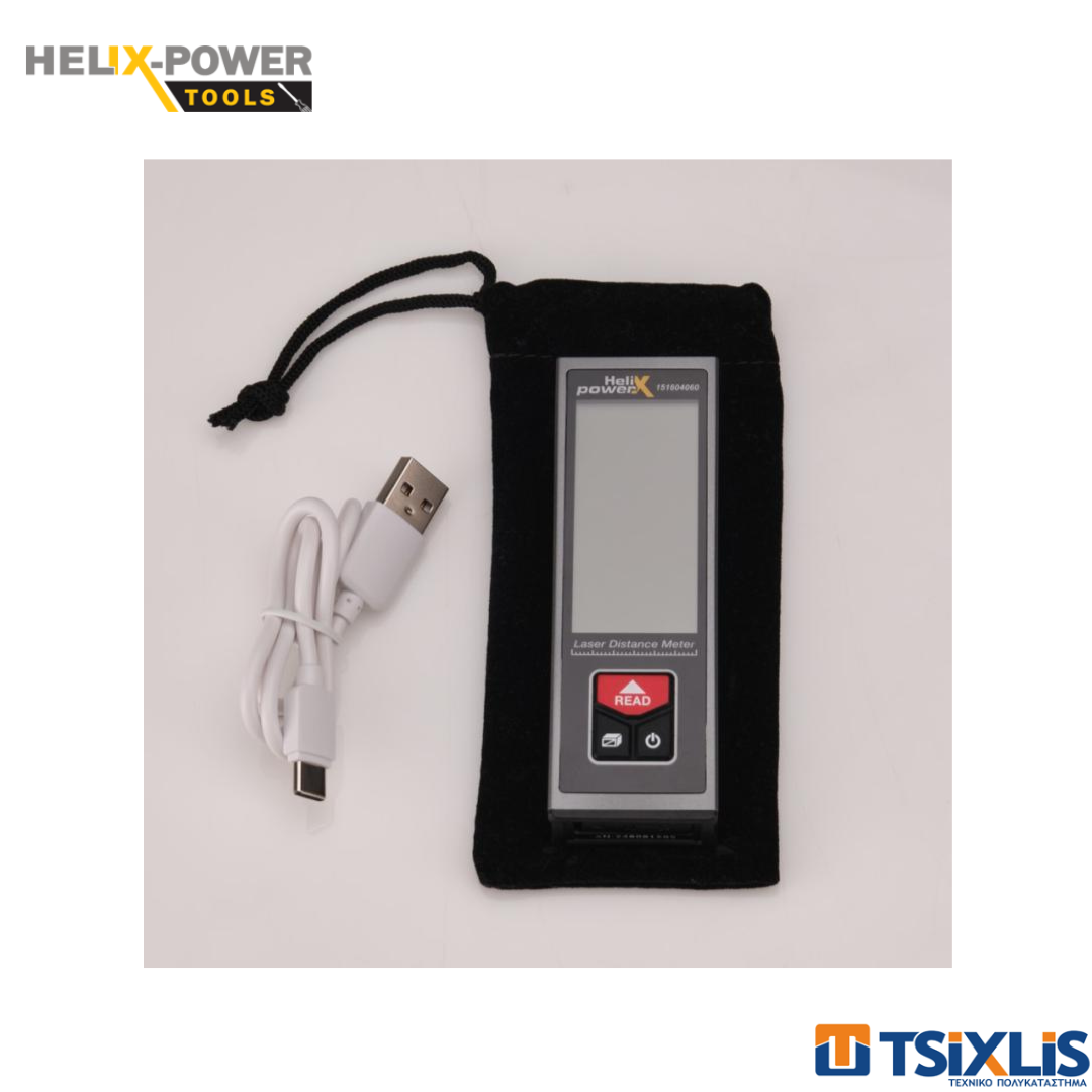 Μετρητής Αποστάσεων Laser 60Μ HelixPower L-Mini - (151604060)