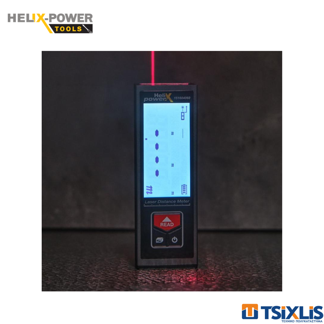 Μετρητής Αποστάσεων Laser 60Μ HelixPower L-Mini - (151604060)