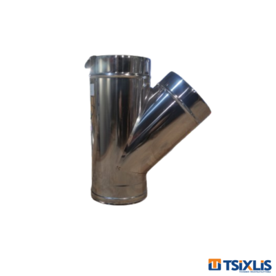 Ταφ Σόμπας INOX Φ200 0,4mm - 135°