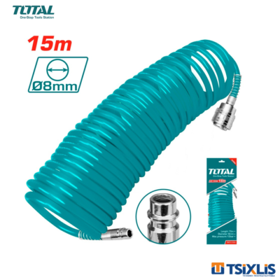 Λάστιχο Αέρος TOTAL Σπιράλ 15m - (THT11151)