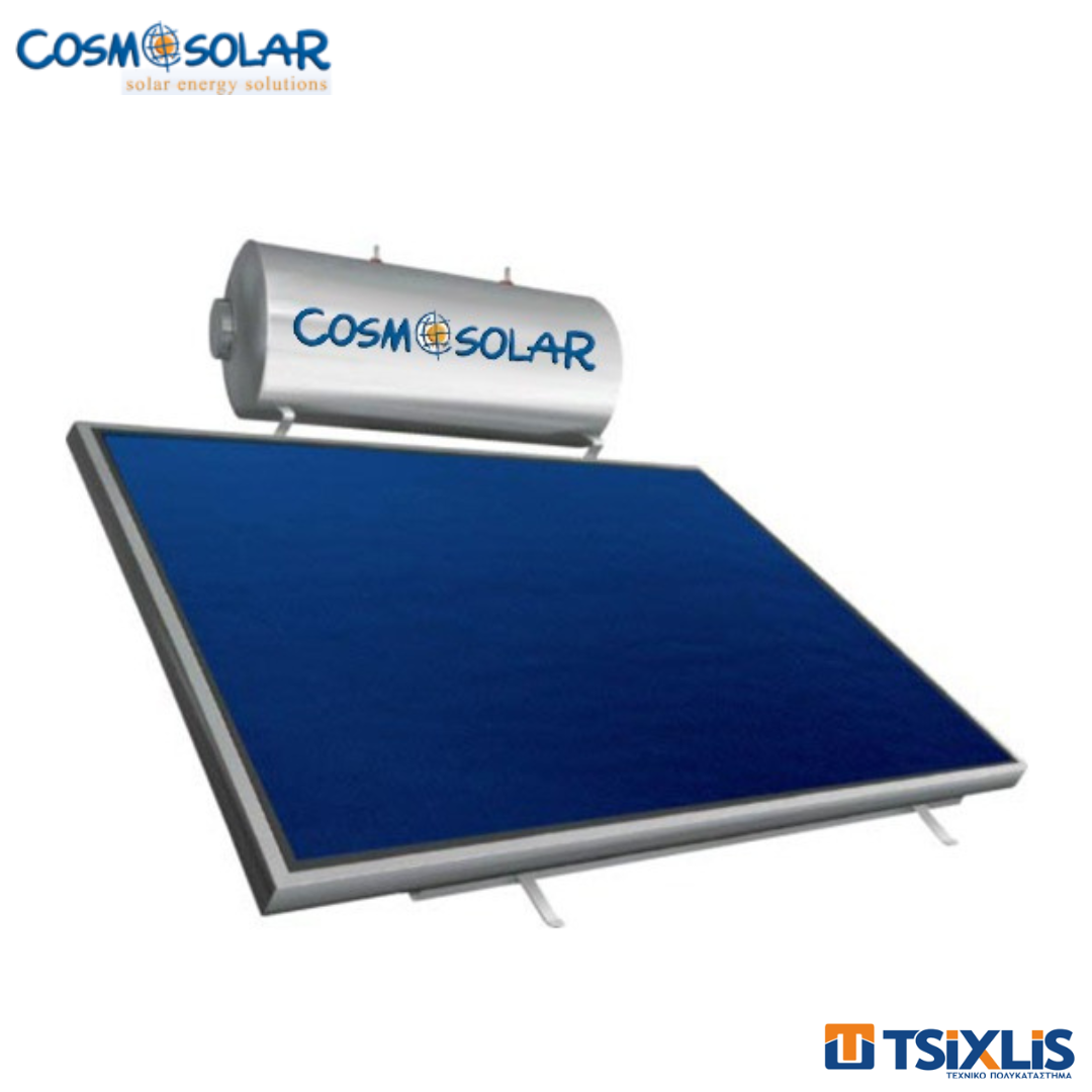 Ηλιακός Θερμοσίφωνας SKYLAND GLASS GL 150Lt Οριζόντιος Τριπλής Ενέργειας