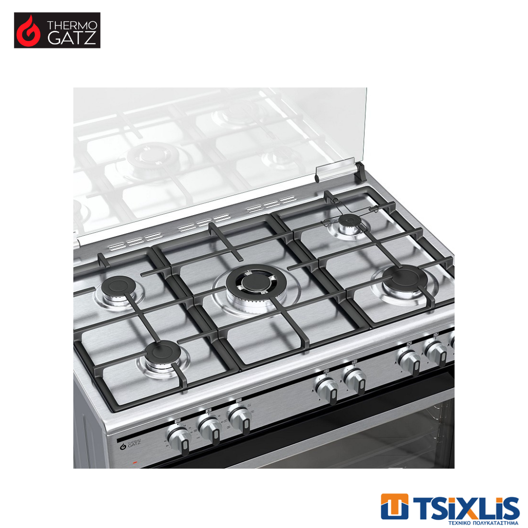 Κουζίνα Μικτή THERMOGATZ 95Lt TGS 7301 IX TURBO
