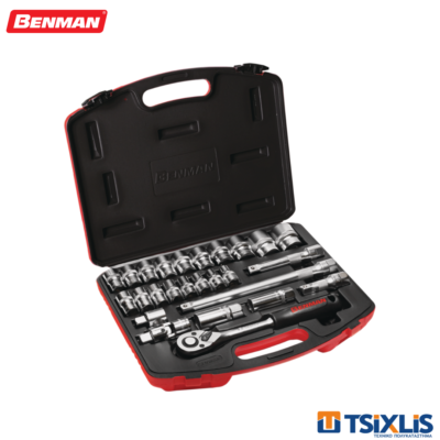 Σετ 26τμχ Καρυδάκια 1/2" BENMAN - (70239)