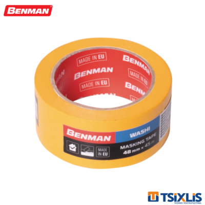 Ταινία Μασκαρίσματος BENMAN 45m x 48mm Πορτοκαλί - (35235)