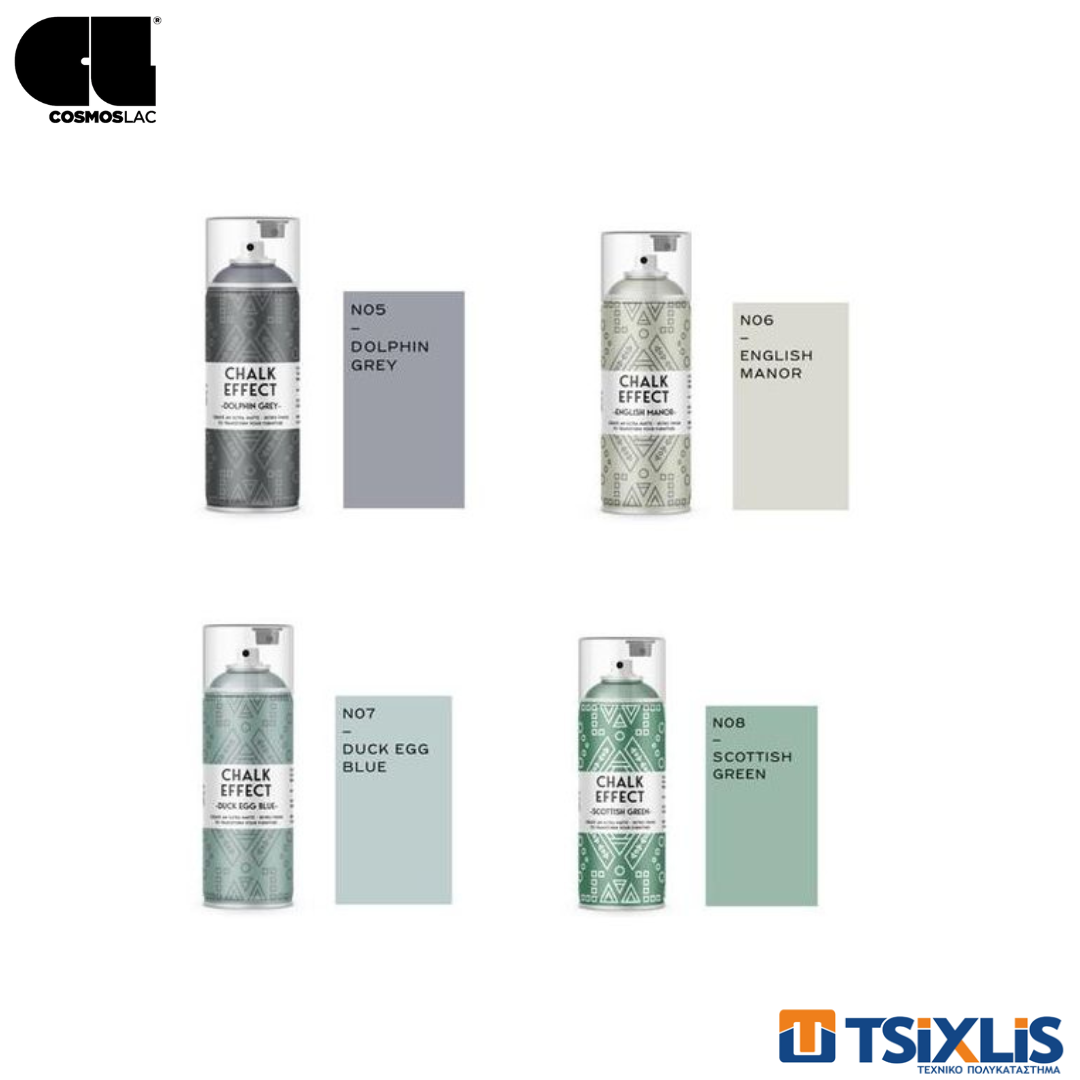 Spray Scottish Green COSMOS LAC CHALK EFFECT No08 400ml
