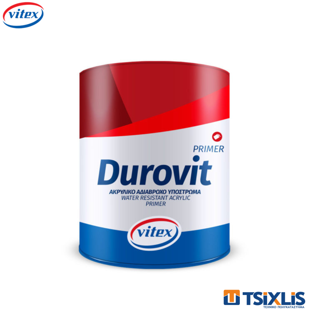 Ακρυλικό Αδιάβροχο Αστάρι Διαλύτου VITEX DUROVIT 1L