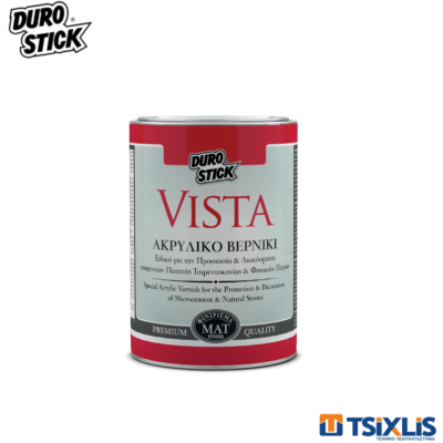 Βερνίκι Ματ Διαλύτου DUROSTICK VISTA 2.5Lt