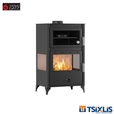 Σόμπα Ξύλου Με Φούρνο 15.5kW THERMOGATZ GS 15 SIDE OVEN