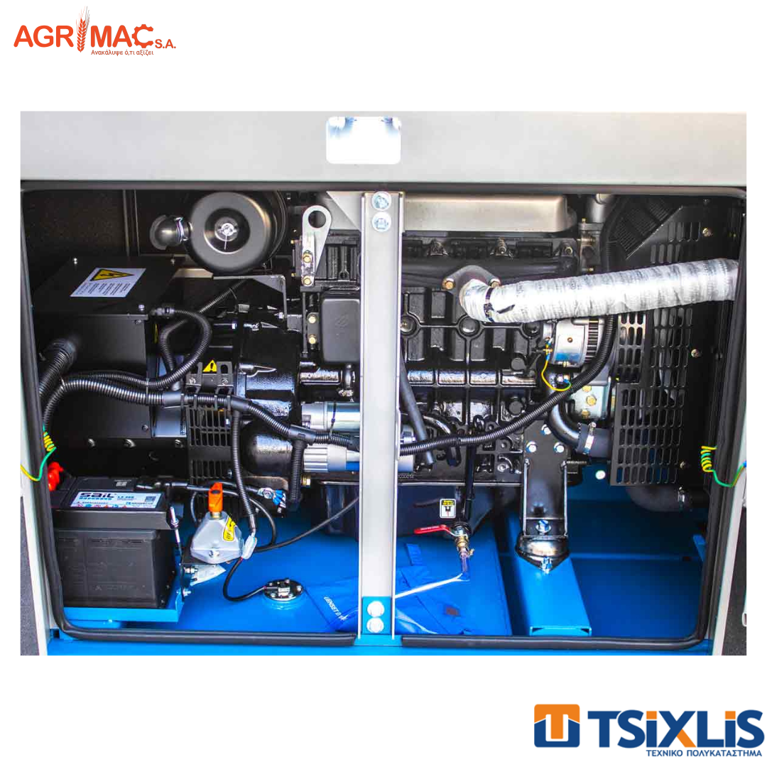 Ηλεκτρογεννήτρια Πετρελαίου GRAECUS 20A/15kva GD15 YTO YD480D