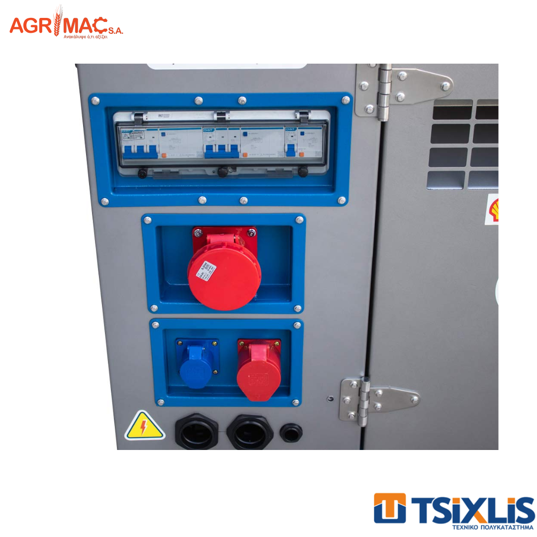 Ηλεκτρογεννήτρια Πετρελαίου GRAECUS 20A/15kva GD15 YTO YD480D