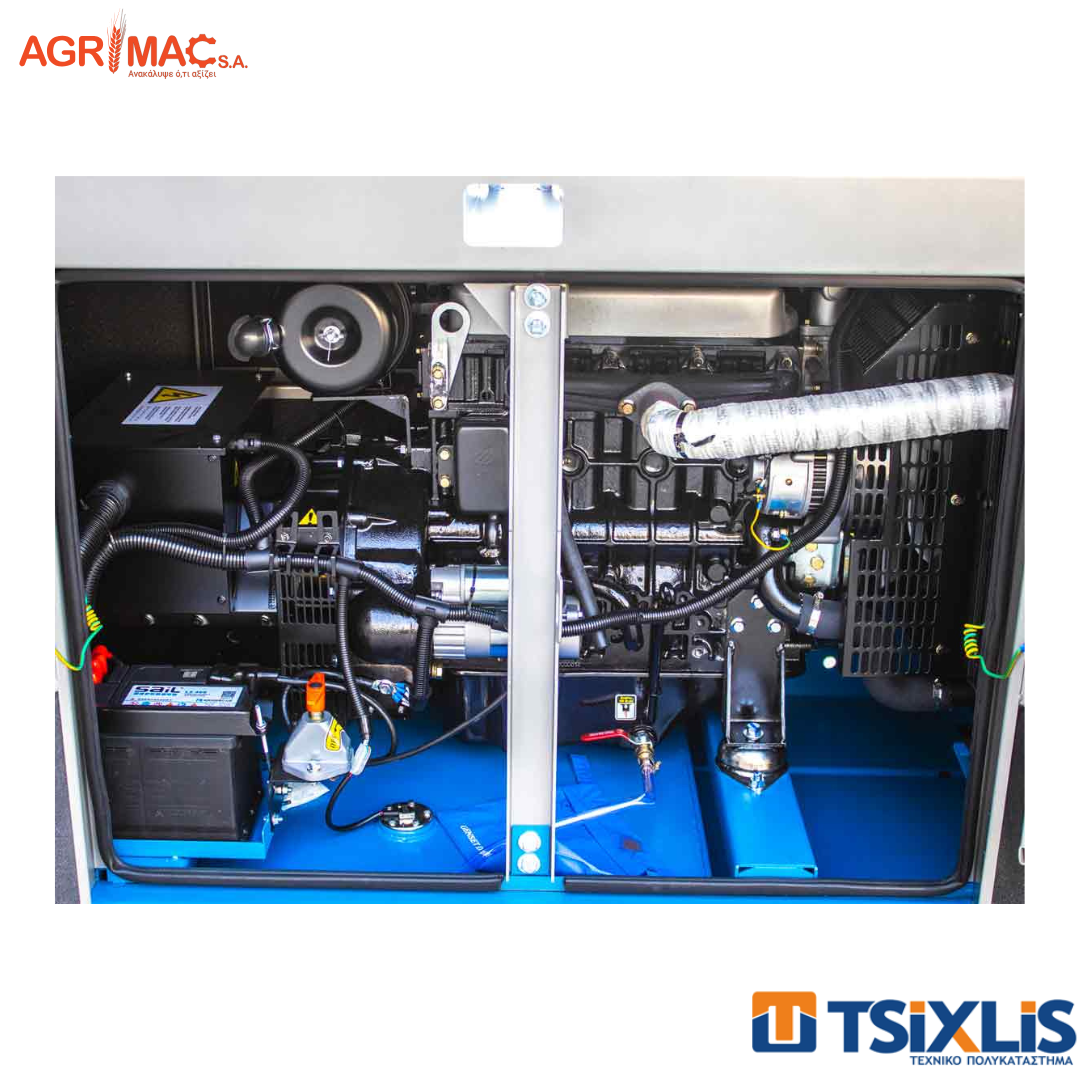 Ηλεκτρογεννήτρια Πετρελαίου GRAECUS 36A/23kva GD23 YTO YSD490D
