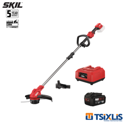 Σετ Θαμνοκοπτικό Μπαταρίας 20v SKIL 33cm 0250CA & Μπαταρία 1x4.0Ah & Φορτιστής 2.4Ah - (D00502)