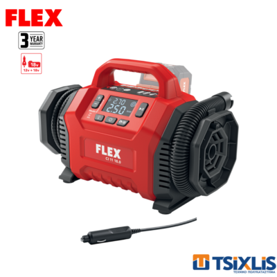 Αεροσυμπιεστής Μπαταρίας 18V FLEX 11bar CI-11-18 SOLO - (506648)