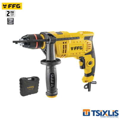 Δράπανο Κρουστικό 750w F.F.G 30mm ID-750-PRO & Βαλίτσα Μεταφοράς - (41338)