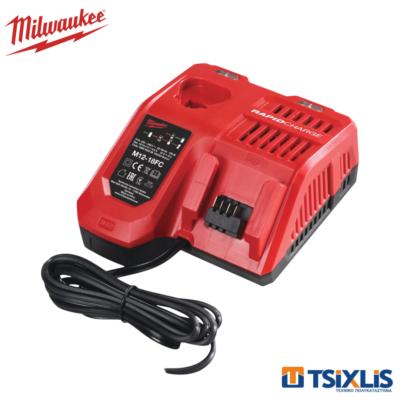 Ταχυφορτιστής Μπαταριών MILWAUKEE M12-M18FC - (4932451079)