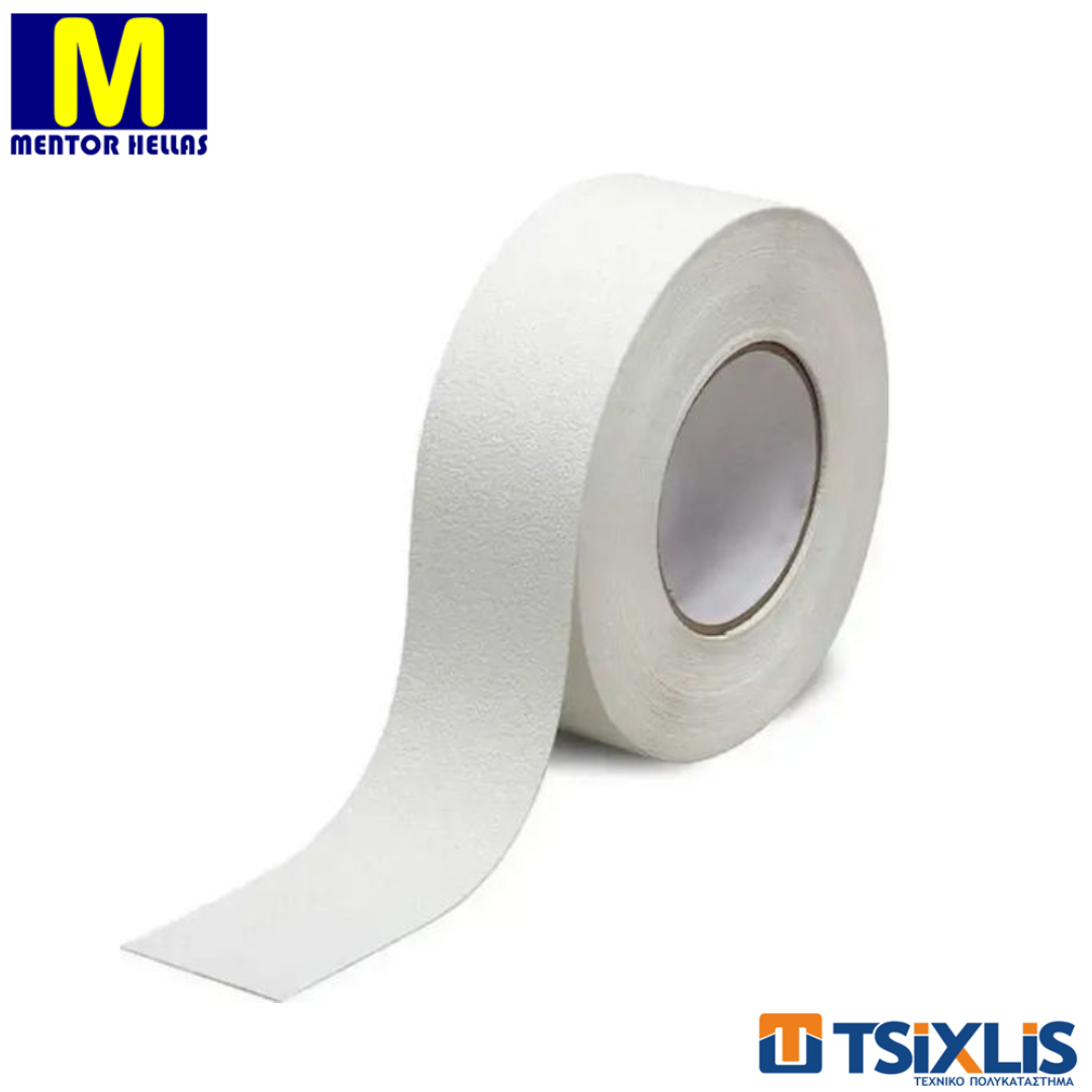 Ταινία Αντιολισθητική MENTOR ANTI SLIP TAPE 25mm x 5m Λευκή