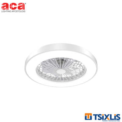 Ανεμιστήρας Οροφής Με Φως 2000Lm ACA DC22W FANOKWH10G