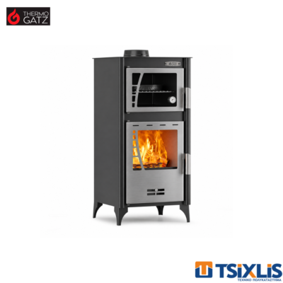 Σόμπα Ξύλου Με Φούρνο 12.25kW THERMOGATZ GS 12 OVEN